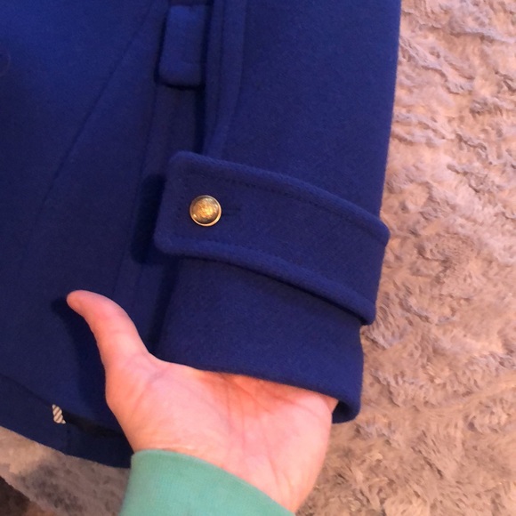 Basically Brand New stadium cloth by Nello Gori Jcrew Royal Blue Peacoat - Picture 8 of 8
